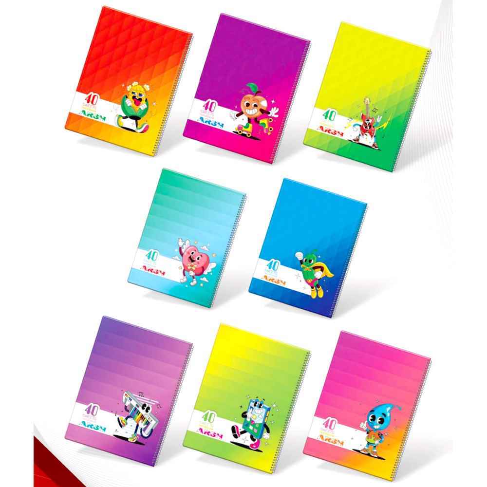 دفتر40برگ وزیری سیمی کلاسیک عرش کد199