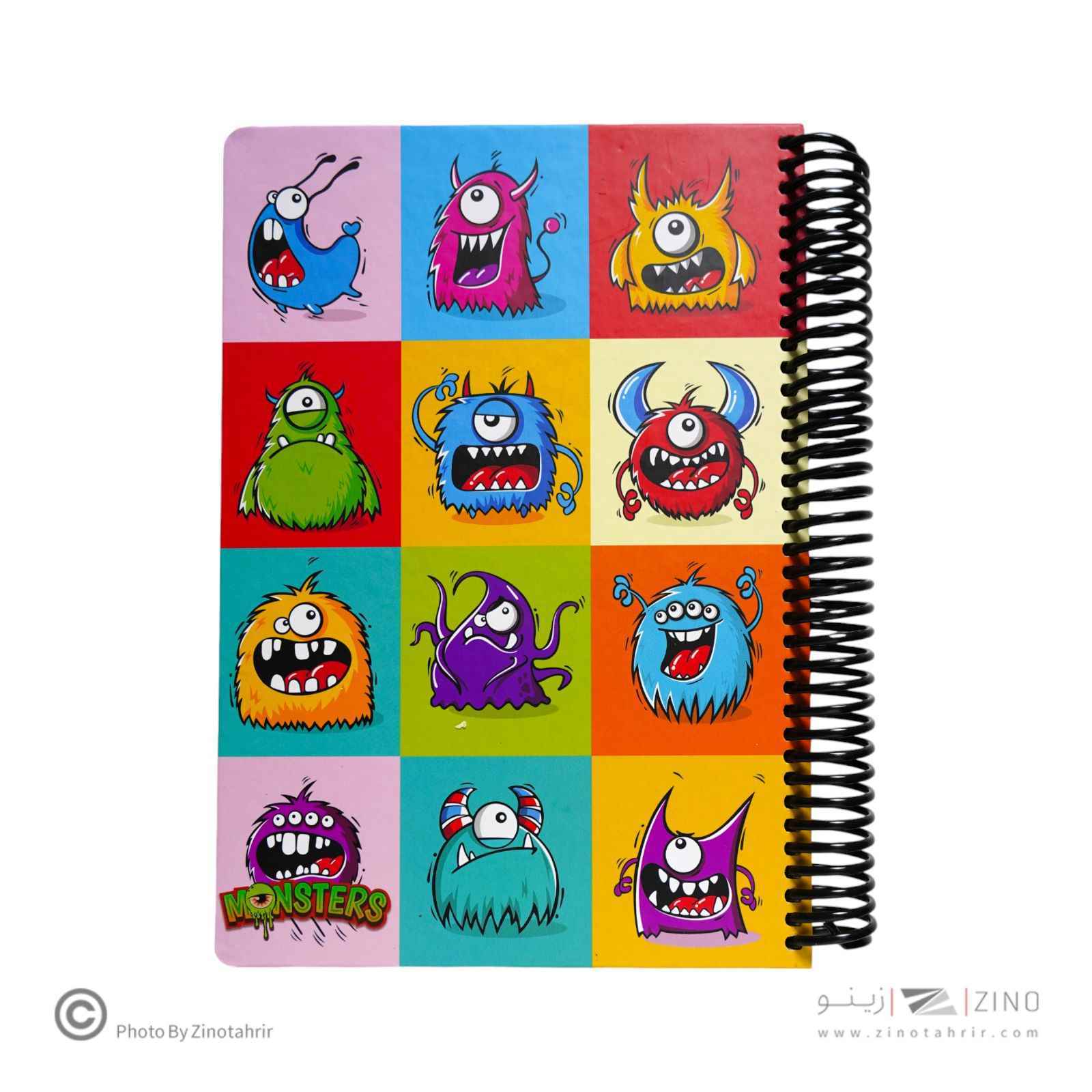 دفتر100برگ وزیری سیمی جلد سخت لانگو سری کرومی کدCH-760