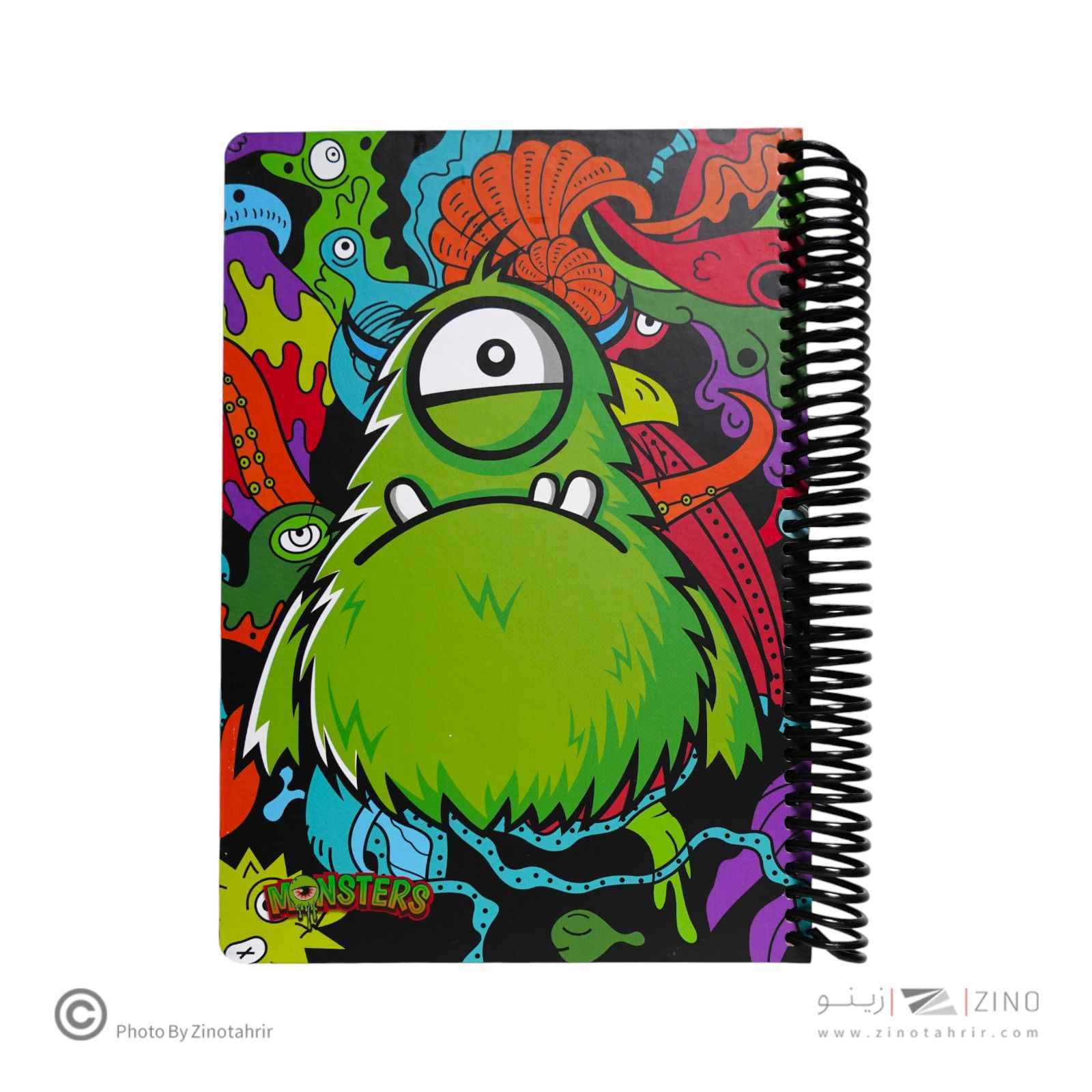 دفتر100برگ وزیری سیمی جلد سخت لانگو سری کرومی کدCH-760