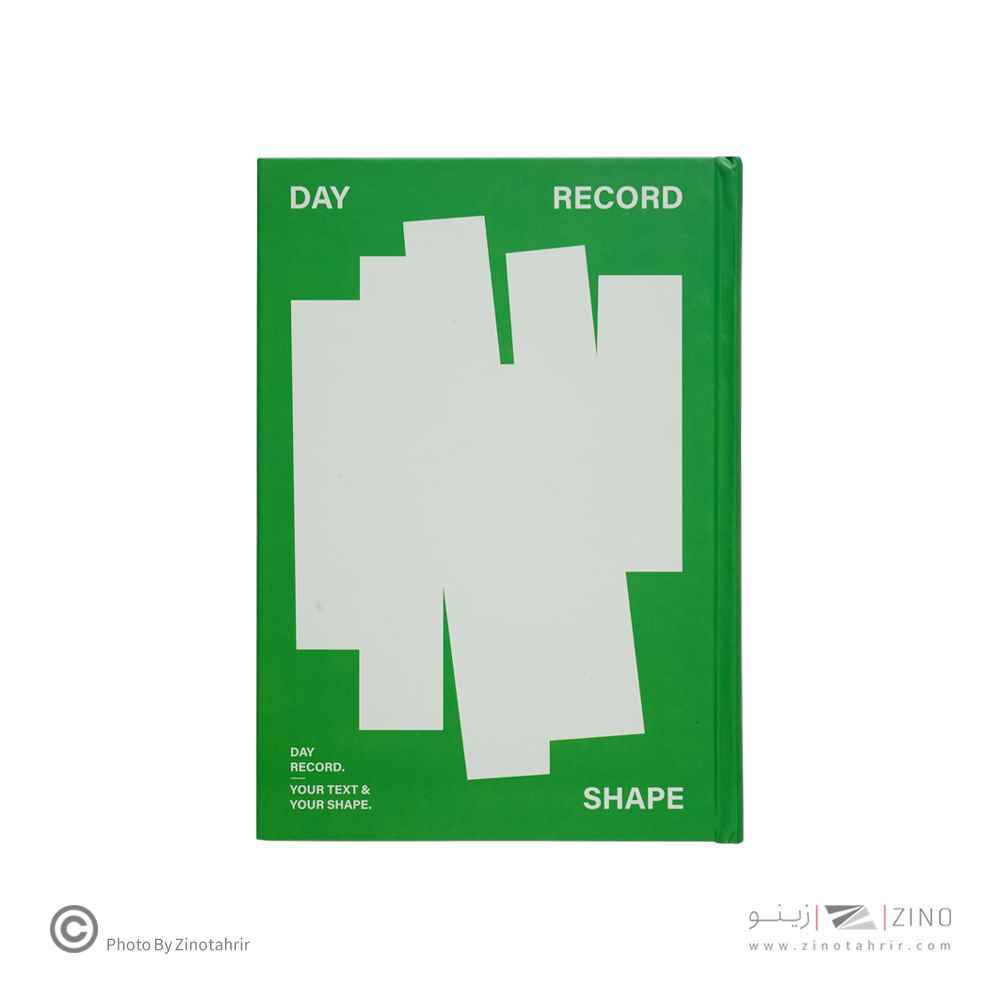 دفترکاغذ سفید و رنگی(بی خط) جلد سخت 15*21 همین سری DAY RECORD