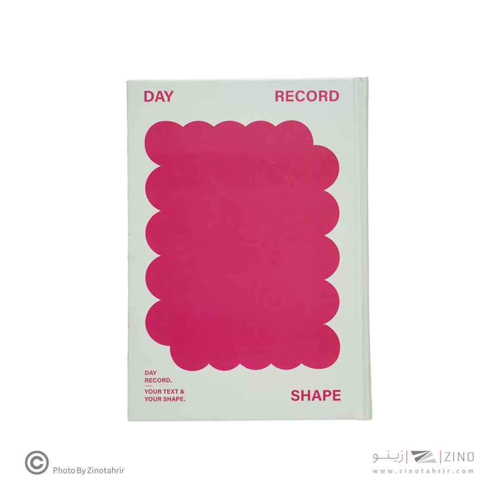 دفترکاغذ سفید و رنگی(بی خط) جلد سخت 15*21 همین سری DAY RECORD