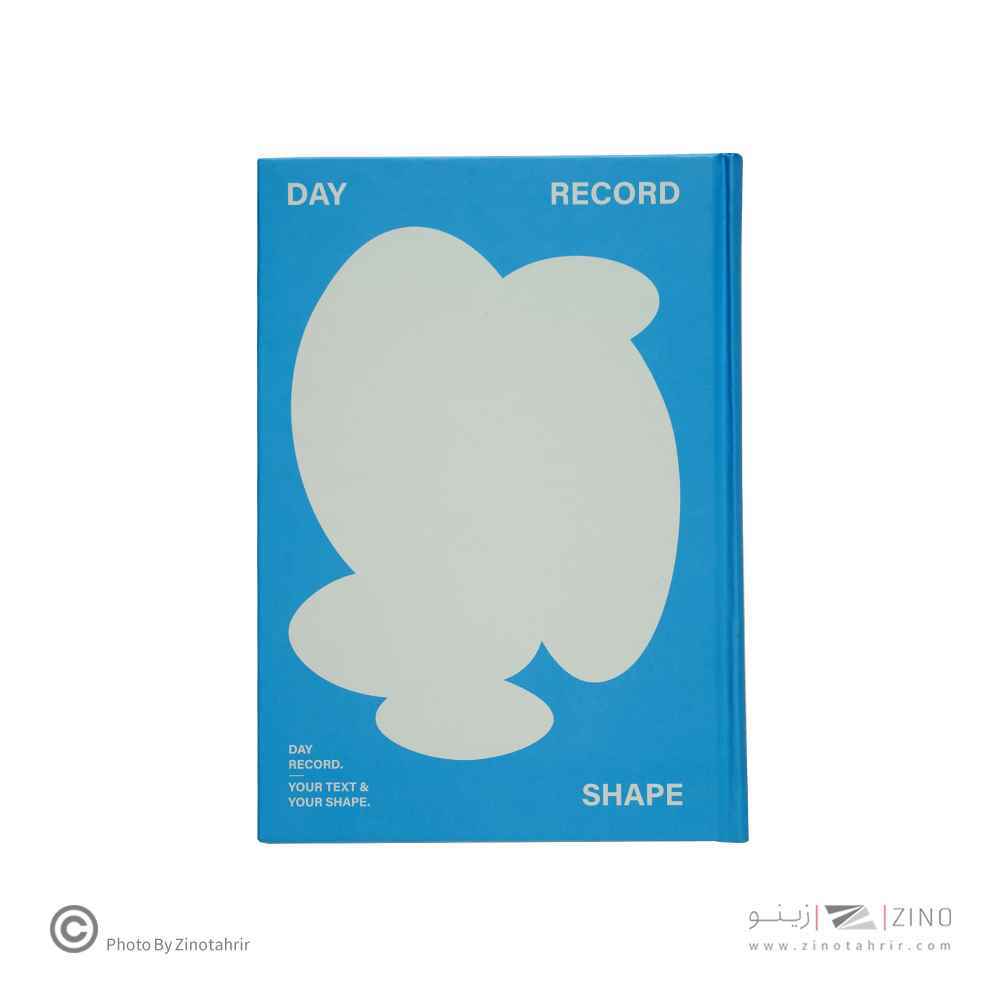 دفترکاغذ سفید و رنگی(بی خط) جلد سخت 15*21 همین سری DAY RECORD