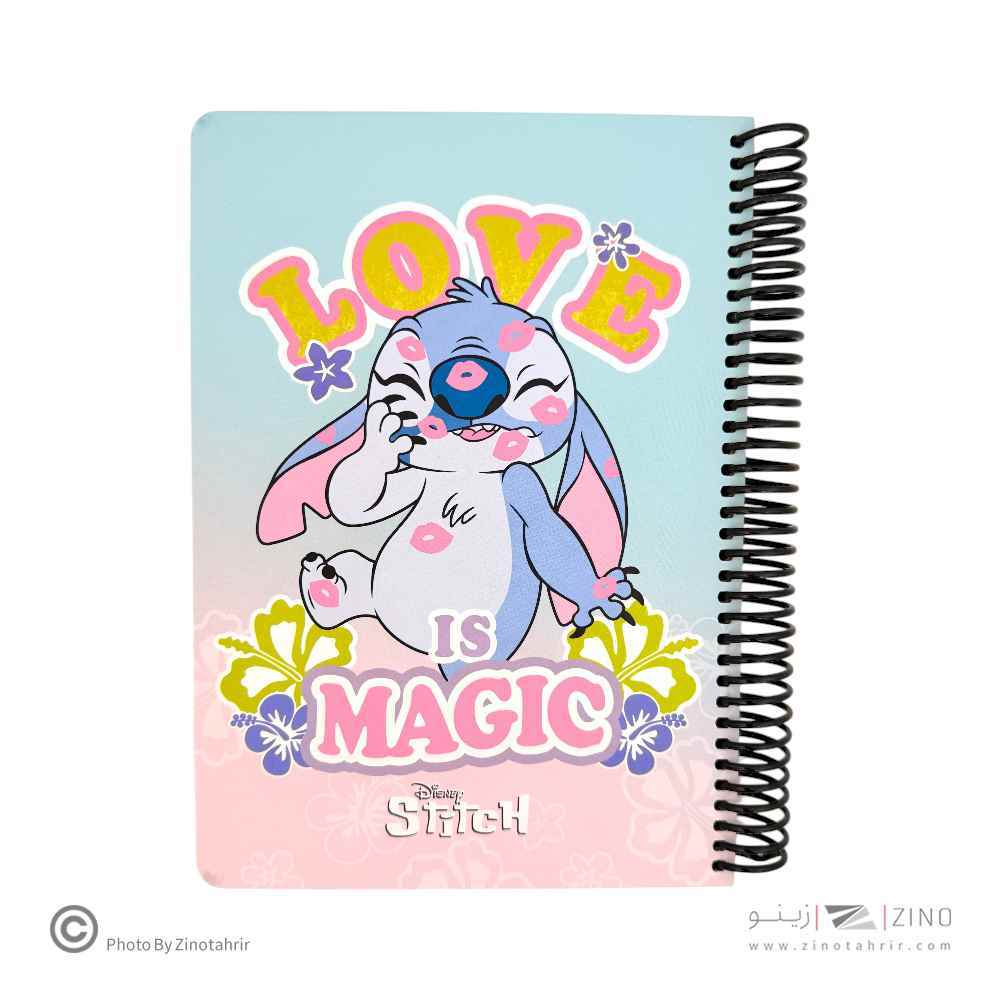 دفتر100برگ وزیری سیمی جلد سخت لانگو سری استیچ کدCH-870