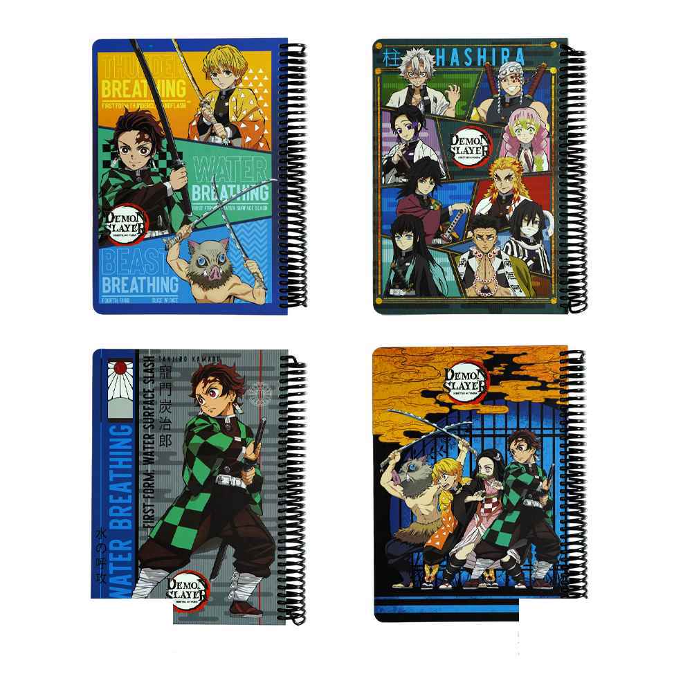 دفتر100برگ وزیری سیمی جلد سخت لانگو سری دمون کدCH-930