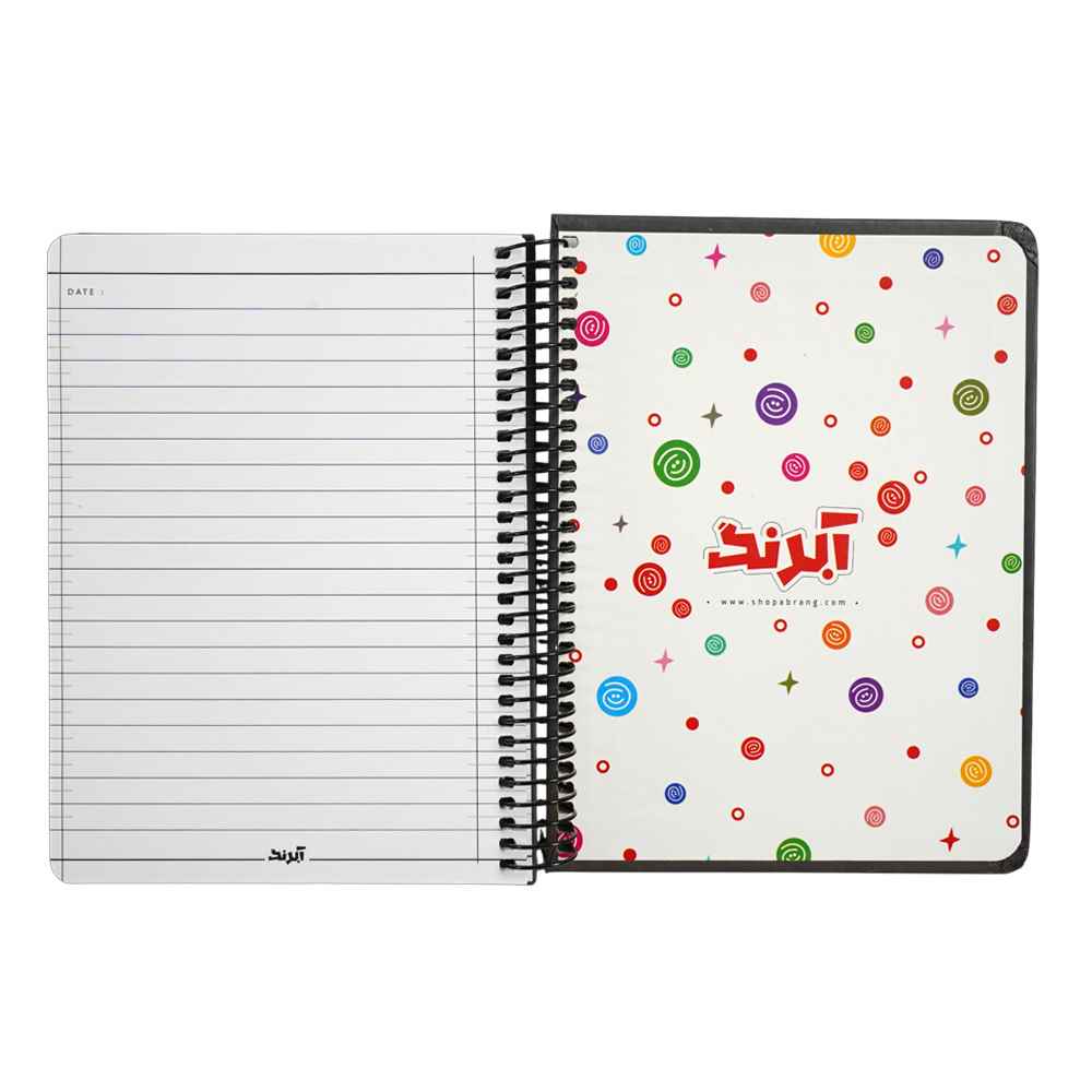 دفتر100برگa5 سیمی جلد سخت آبرنگ کدa072