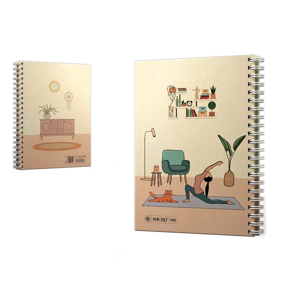 دفتر100برگ سیمیa4 کرفت میکرو کد f444