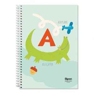 دفتر40برگ دوخط وزیری سیمی فانتزی الیپون کد290کارتن96عددی