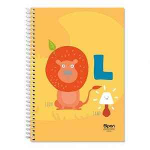 دفتر40برگ دوخط وزیری سیمی فانتزی الیپون کد290کارتن96عددی