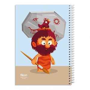 دفتر40برگ نقاشی سیمی وزیری فانتزی الیپون کد289کارتن96عددی