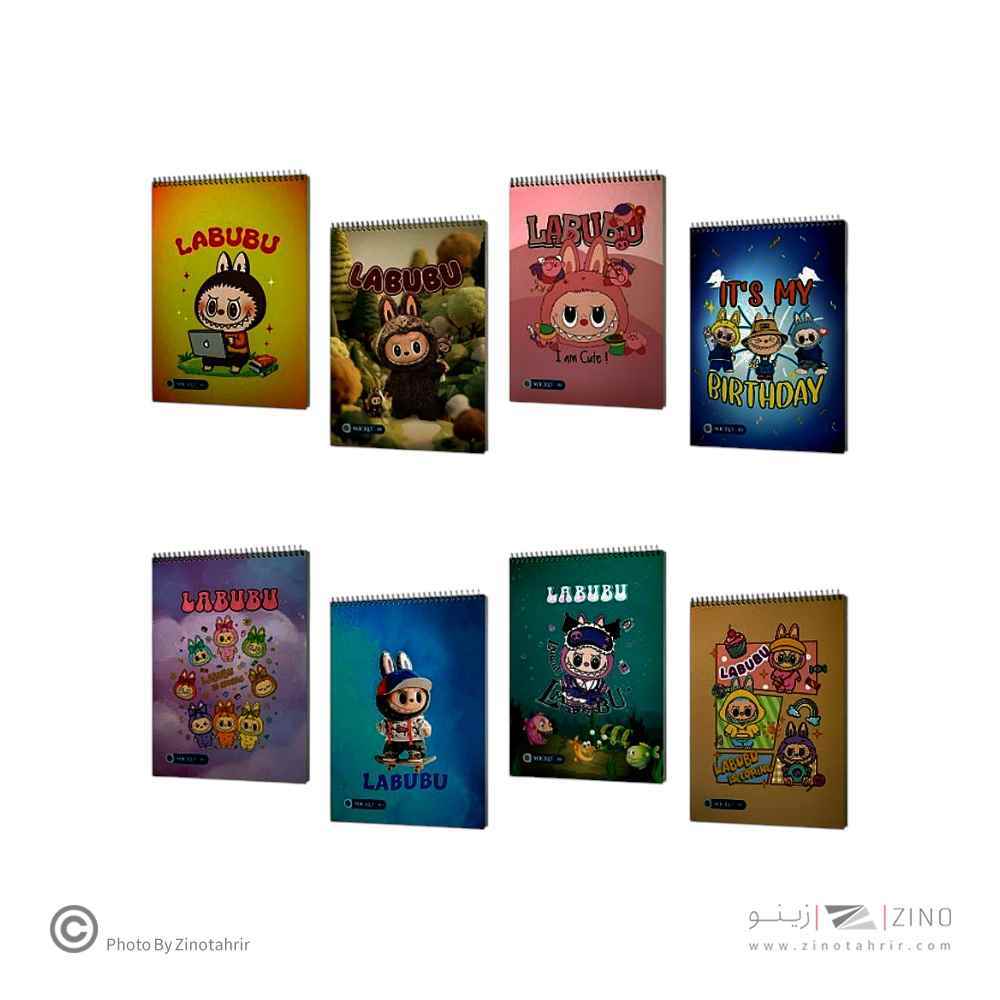 دفتر80برگ نقاشی رحلی سیمی سری لبوبو میکرو کدB20