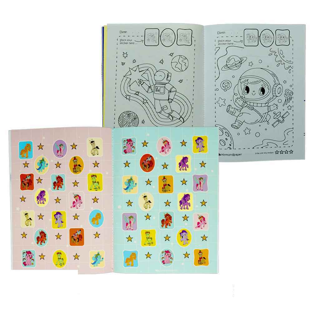 دفتر رنگ آمیزیA4 کودکان طرح جور هیرمند پیپر