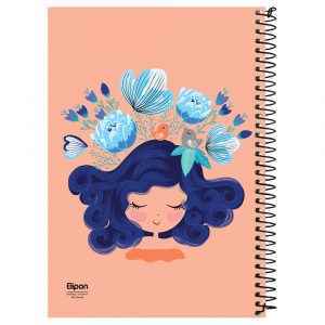 دفترطراحی 60برگ سیمی رحلی فانتزی الیپون کد256کارتن 28عددی