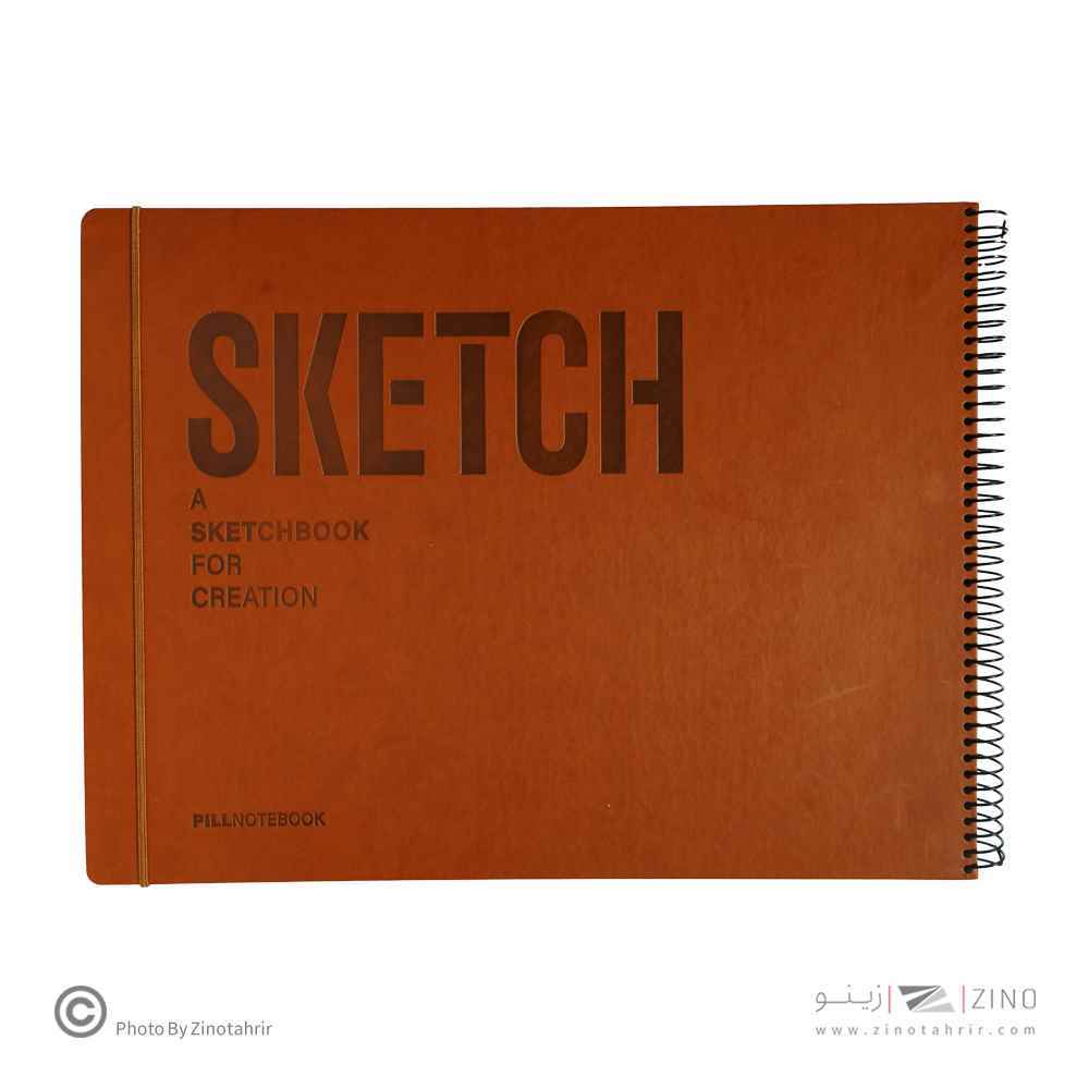 دفترطراحی60برگA3کاغذ127گرم پیل سری اسکچ