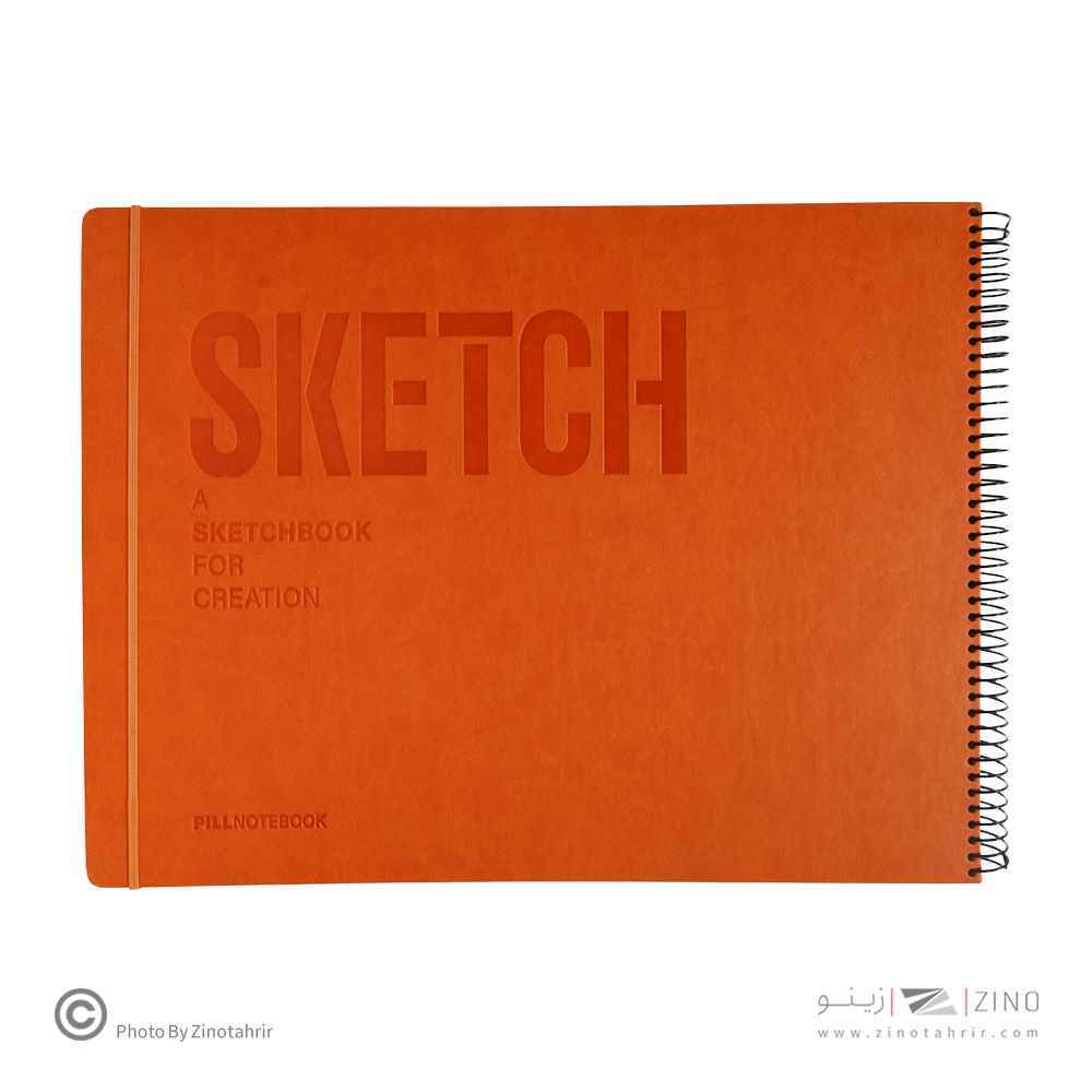 دفترطراحی60برگA3کاغذ127گرم پیل سری اسکچ