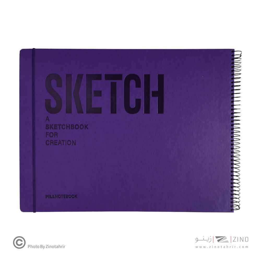 دفترطراحی60برگA3کاغذ127گرم پیل سری اسکچ