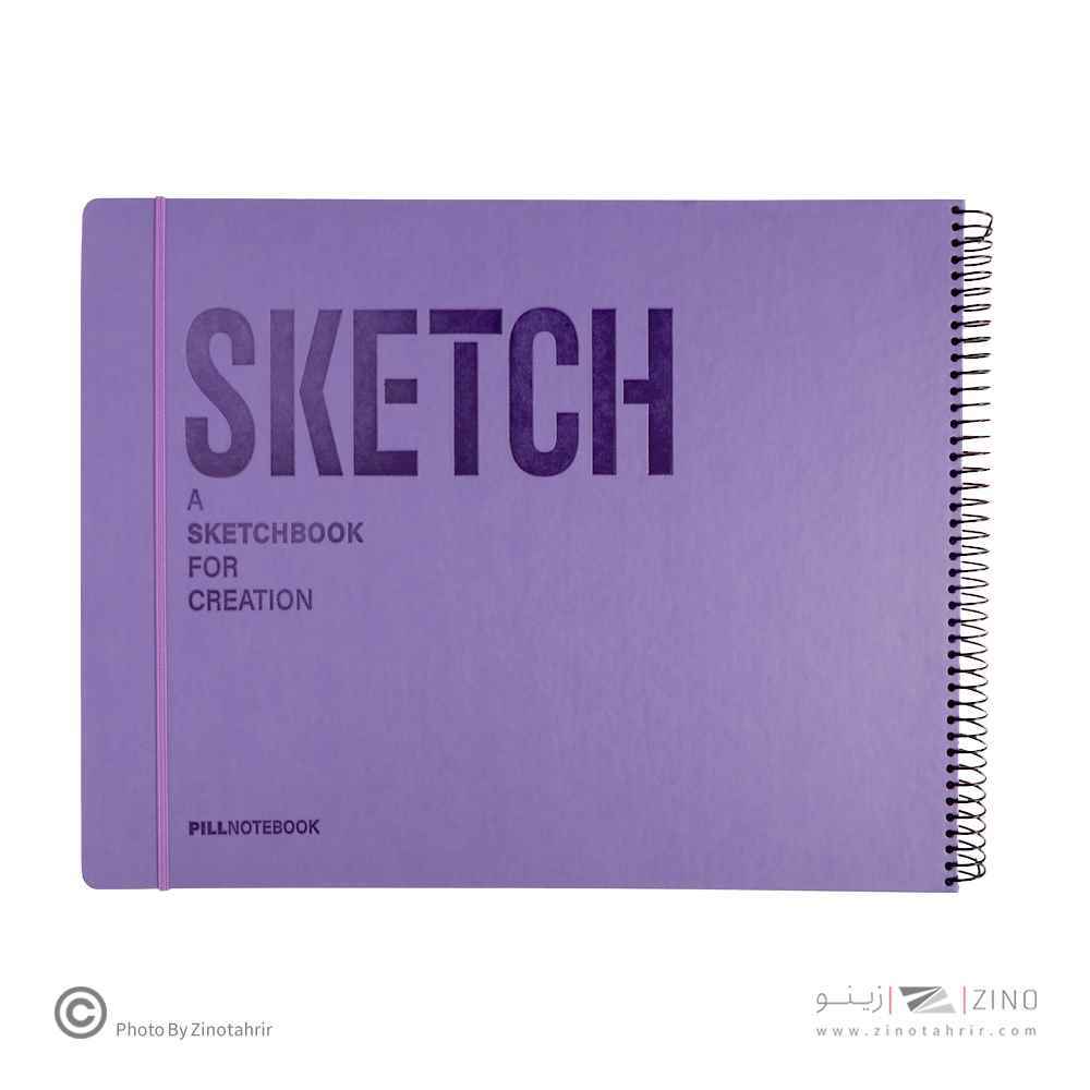 دفترطراحی60برگA3کاغذ127گرم پیل سری اسکچ