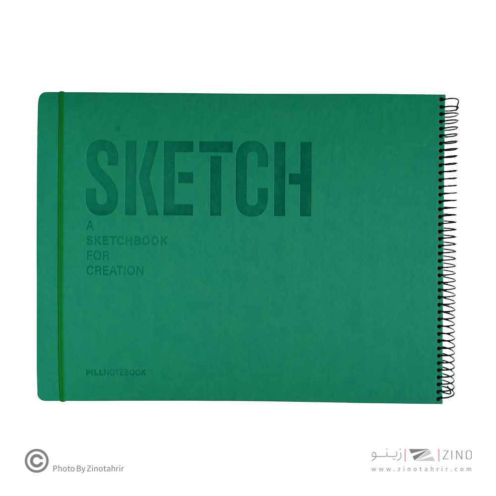 دفترطراحی60برگA3کاغذ127گرم پیل سری اسکچ