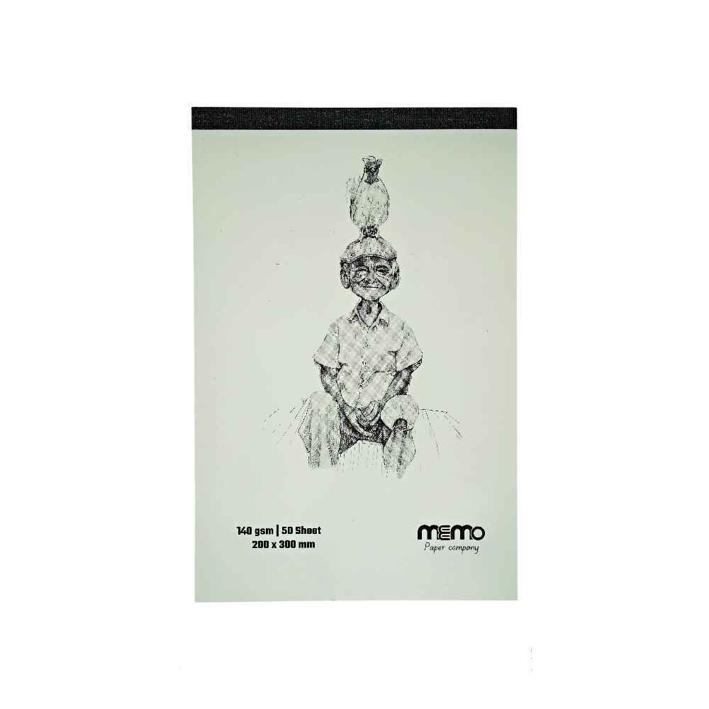 دفترطراحی سایزA4مقوا140گرم MEMO