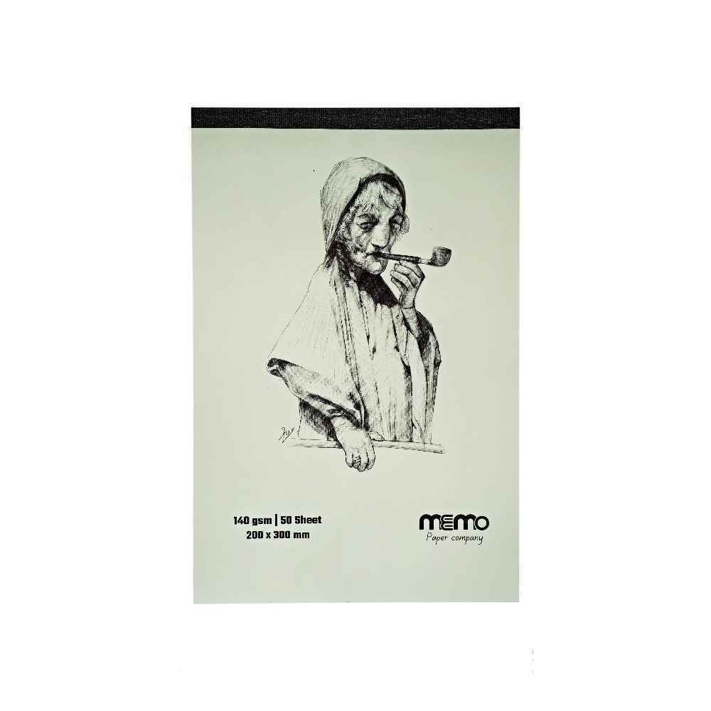 دفترطراحی سایزA4مقوا140گرم MEMO