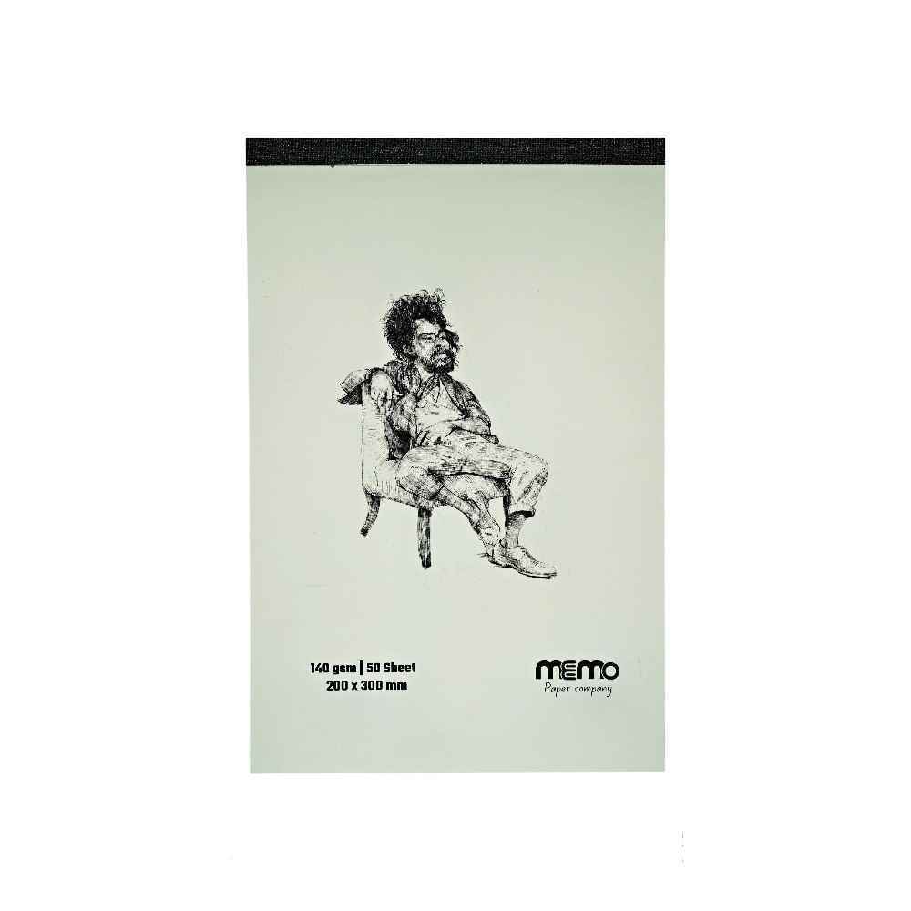 دفترطراحی سایزA4مقوا140گرم MEMO