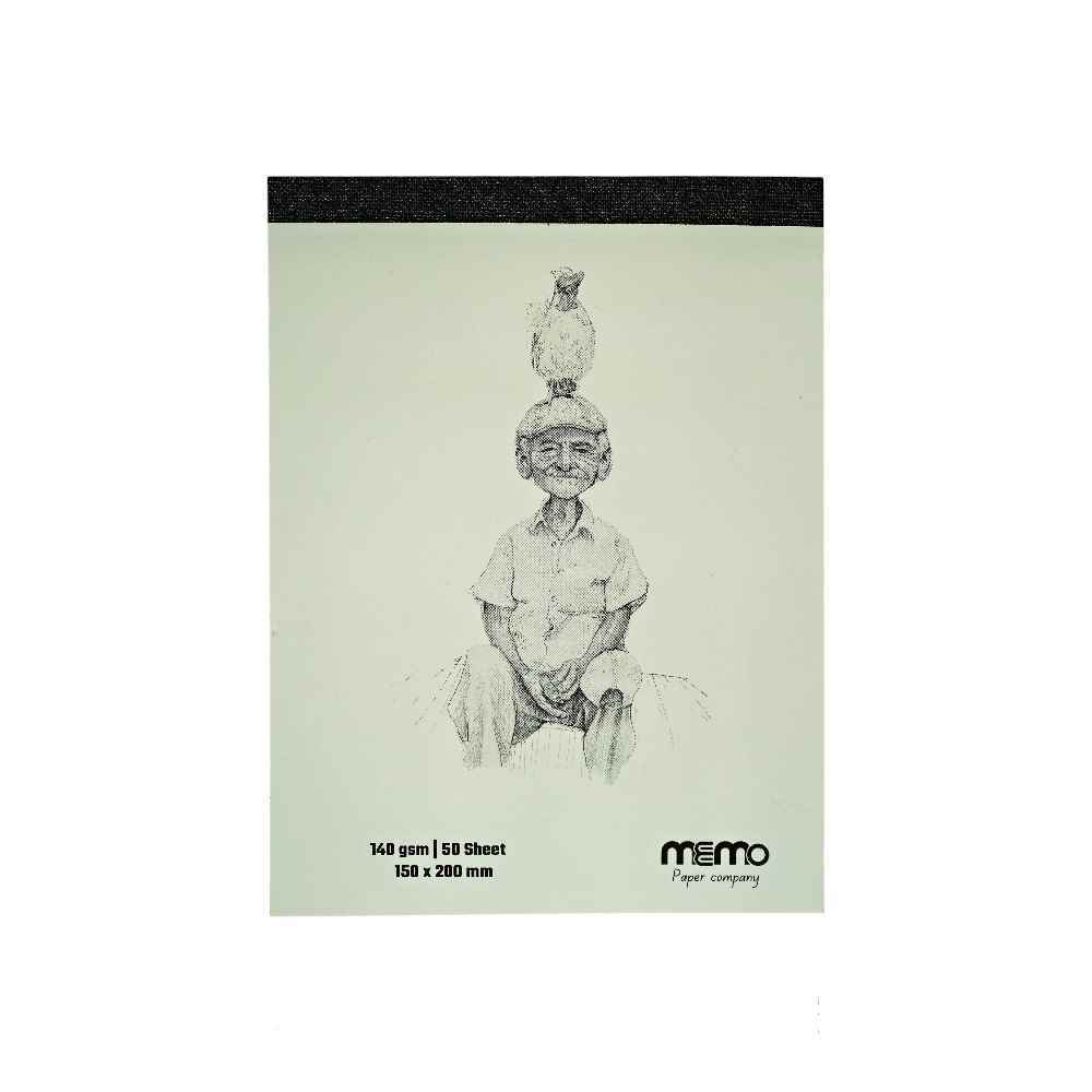 دفترطراحی سایز20*15مقوا140گرم MEMO