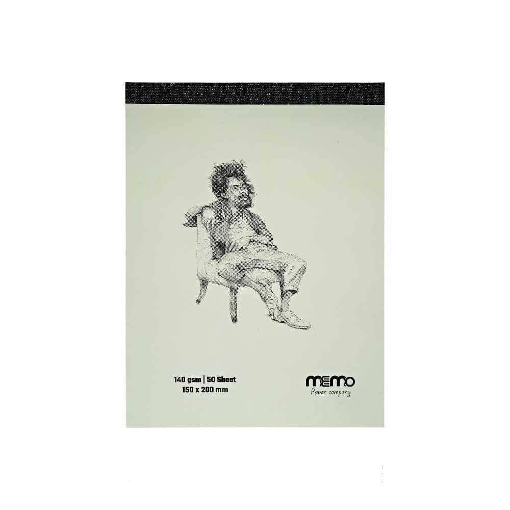 دفترطراحی سایز20*15مقوا140گرم MEMO