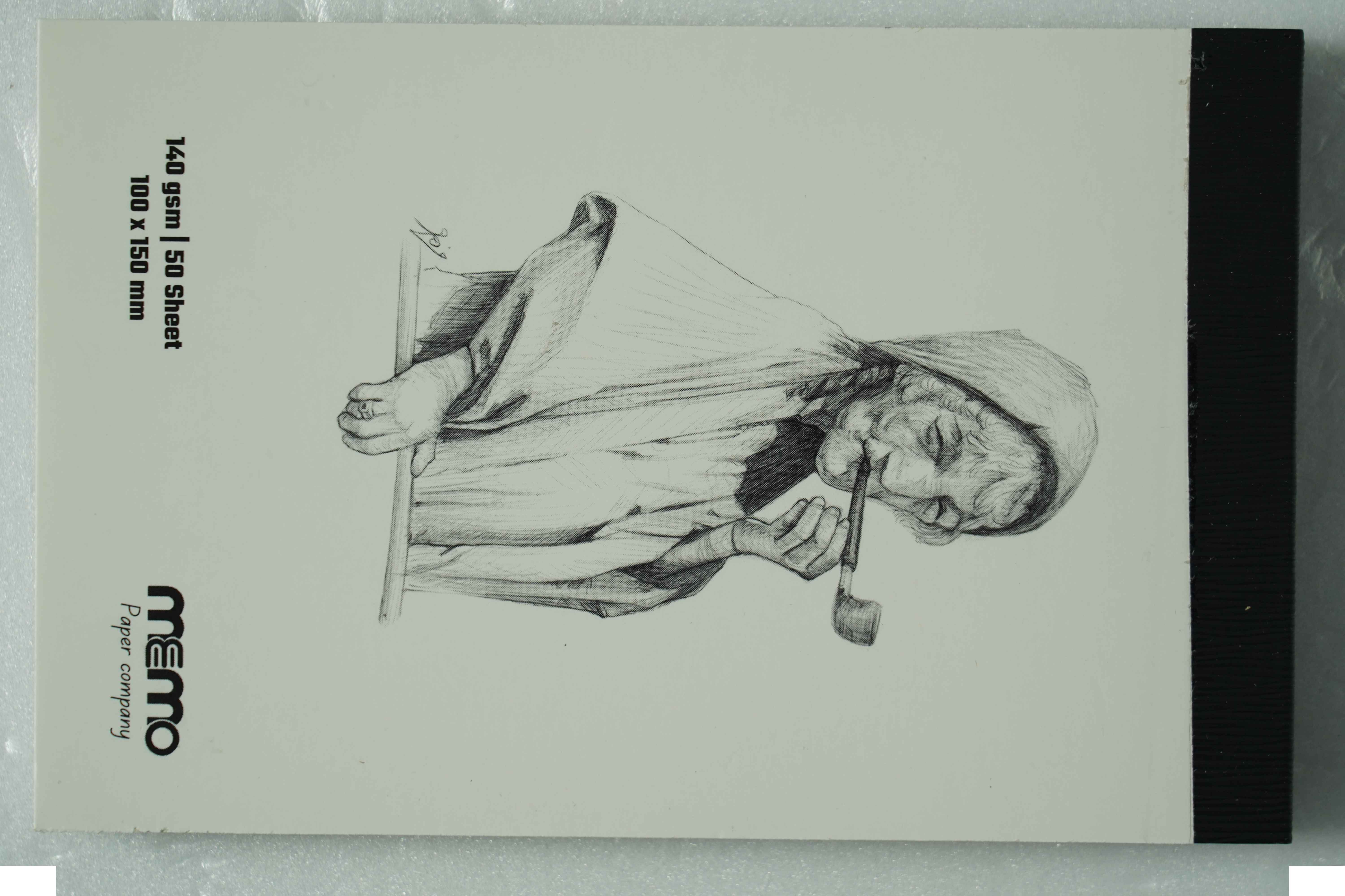 دفترطراحی سایز10*15مقوا140گرم MEMO