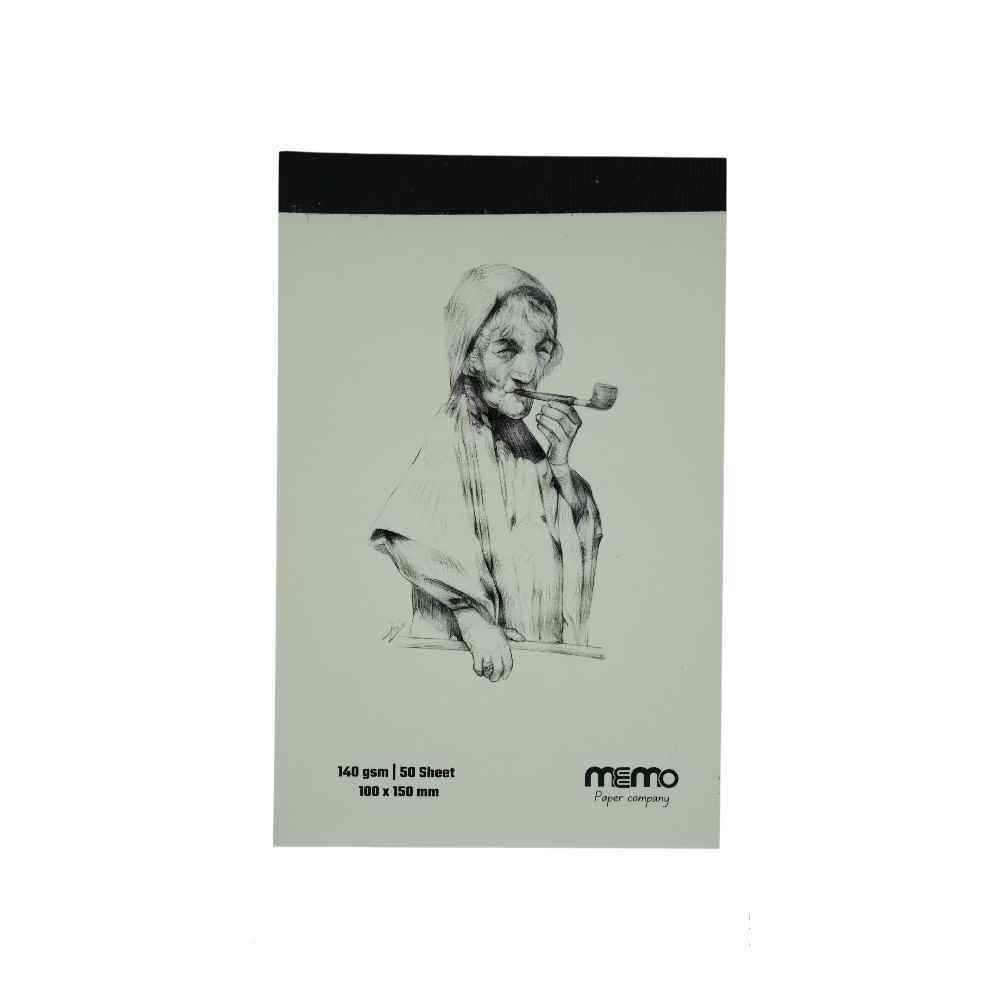 دفترطراحی سایز10*15مقوا140گرم MEMO
