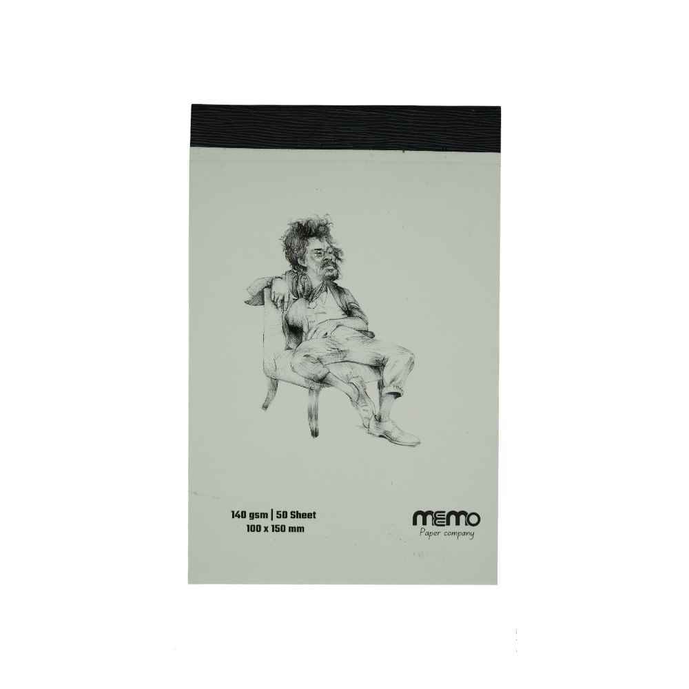 دفترطراحی سایز10*15مقوا140گرم MEMO