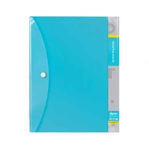 دفترکلاسوری 100برگ طلقی استریپ الیپون کد287کارتن 12عددی