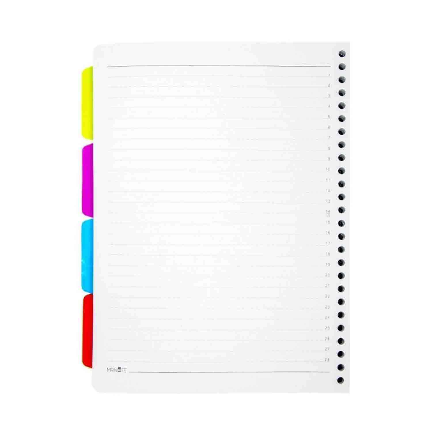 یدک کلاسور26حلقه 100برگ مسترنوت کد485کارتن 58عددی 