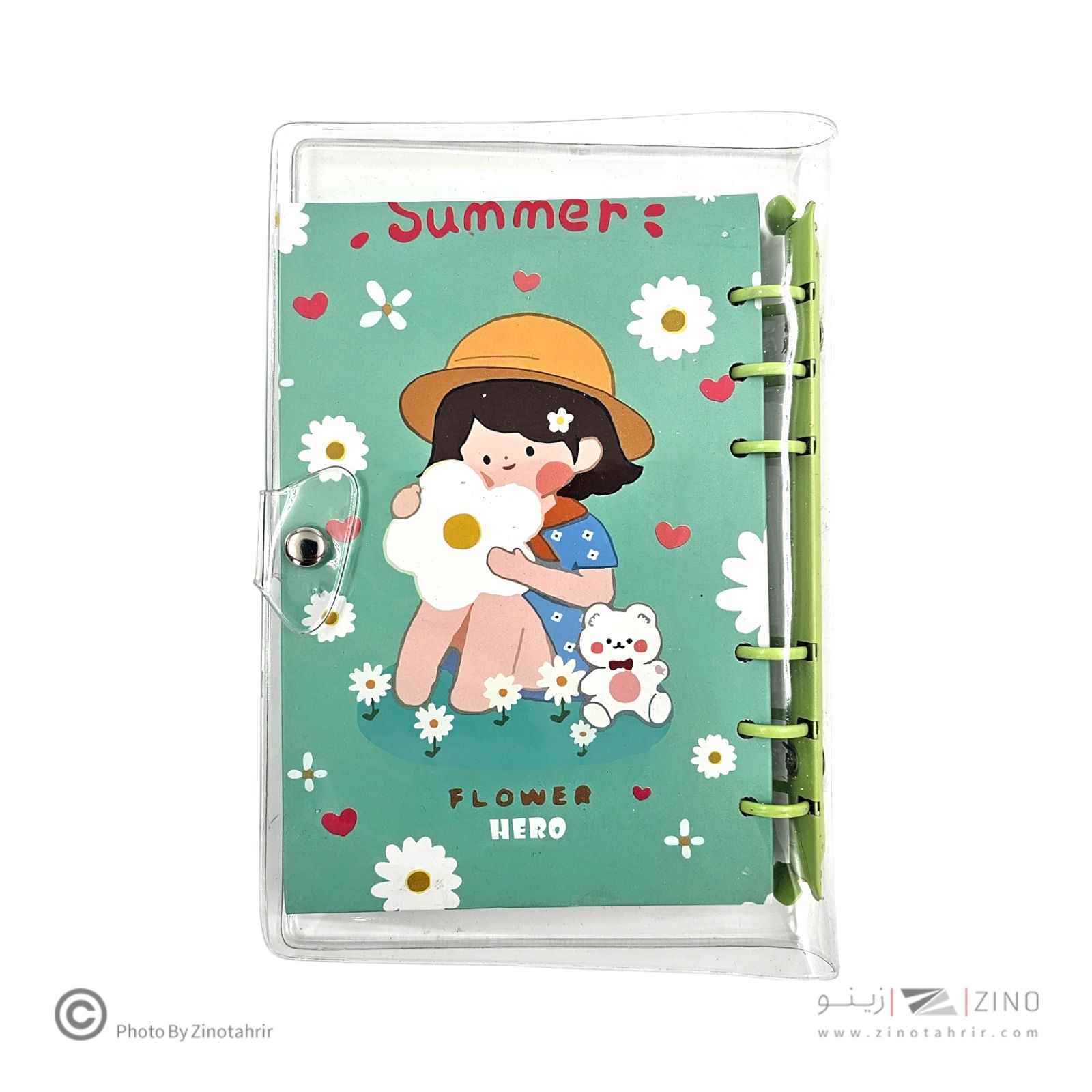 دفترکلاسوری6حلقه فانتزی هیرو کد4786