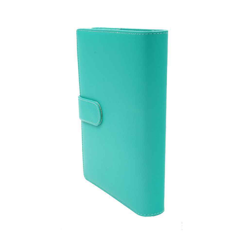 دفتر کلاسوری 100 برگ 6 حلقه جلد چرمی سری فیوژن الند سایز a5 کد fs-a5-100