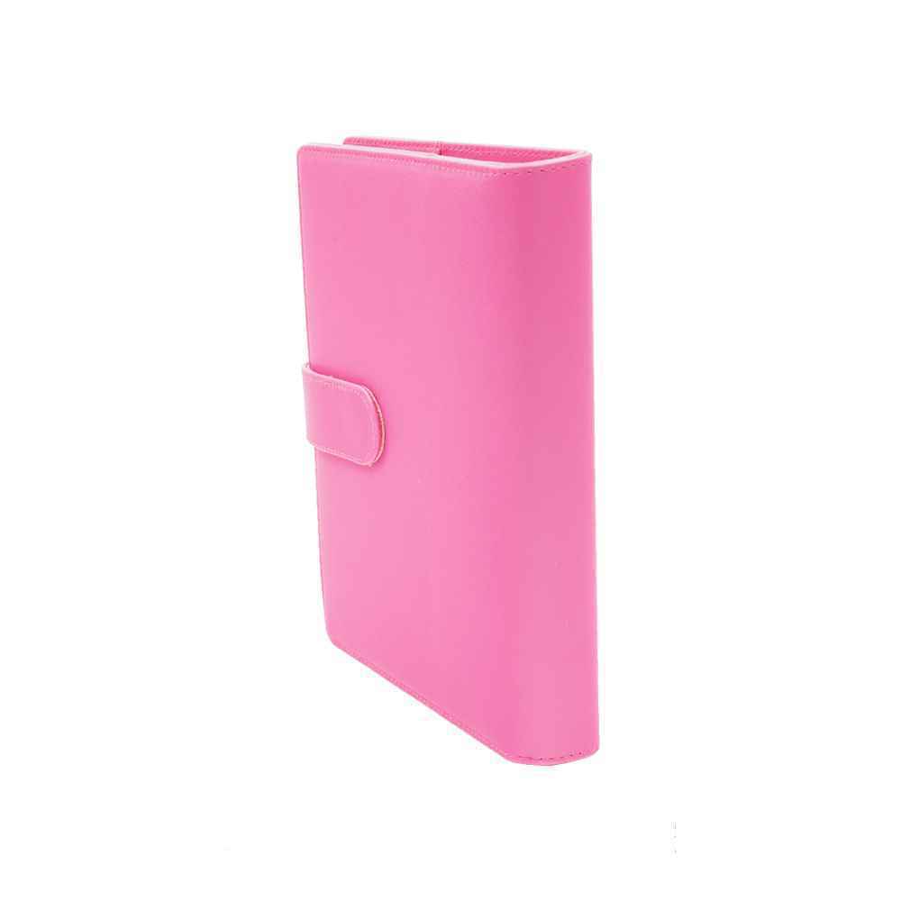 دفتر کلاسوری 80 برگ 6 حلقه جلد چرمی سری فیوژن الند سایز a6 کد fs-a6-70