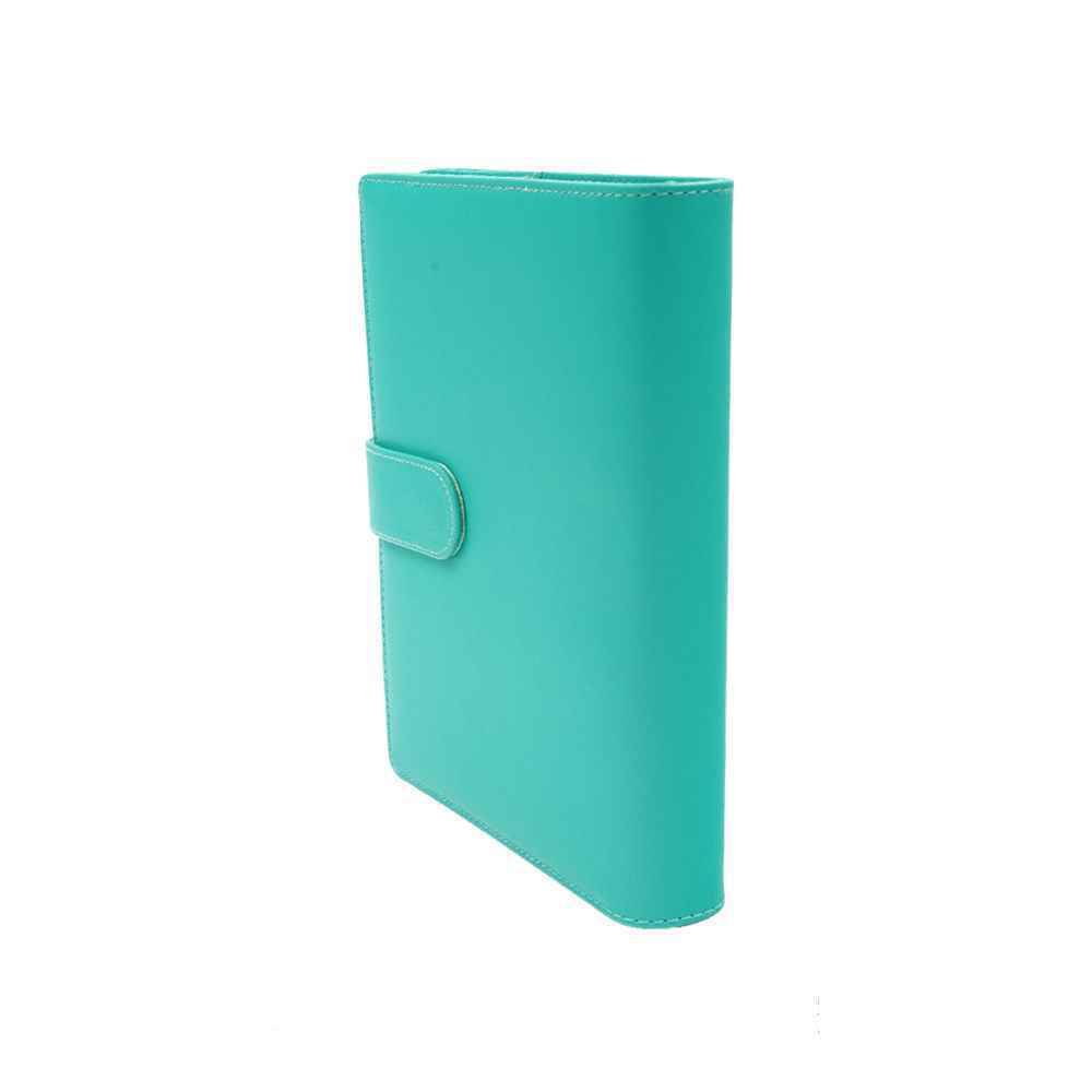 دفتر کلاسوری 80 برگ 6 حلقه جلد چرمی سری فیوژن الند سایز a6 کد fs-a6-70