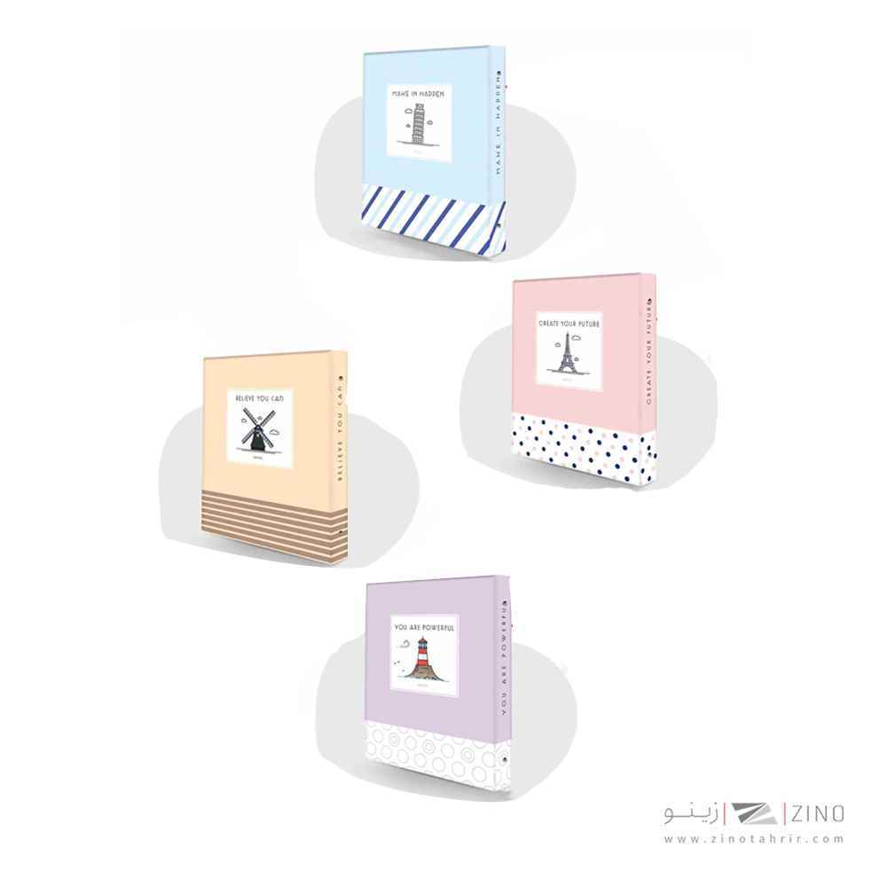 دفترکلاسوری20حلقه100برگ قفل فلز آبرنگ کدA051