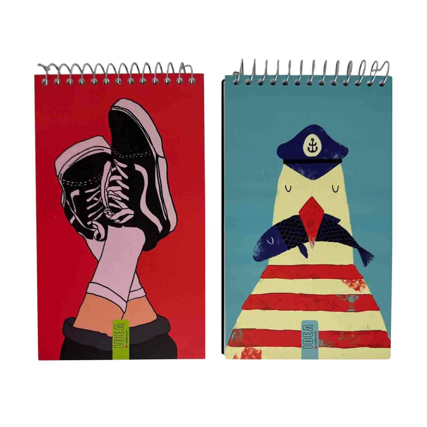 دفتریادداشت 100سیم بالا20*12    ایده