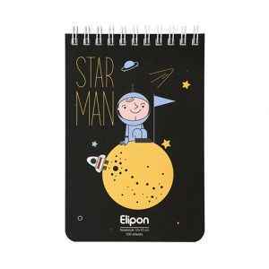 دفتریادداشت 80برگ 100*150سیمی جلدنرم فانتزی الیپون کد262کارتن132عددی