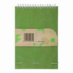 دفتریادداشت 80برگ 145*210سیمی پارچه ای سخت الیپون کد274کارتن 36عددی