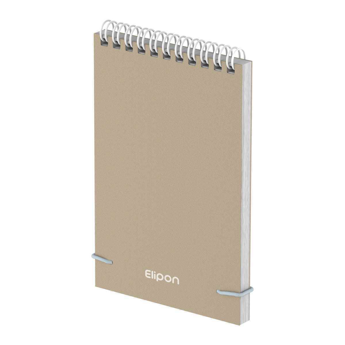 دفتریادداشت 80برگ 145*210سیمی پارچه ای سخت الیپون کد274کارتن 36عددی