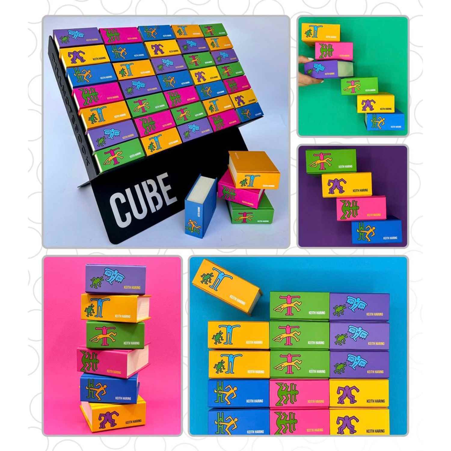 دفتریادداشت سری کیوب کیت هارینگ پیل