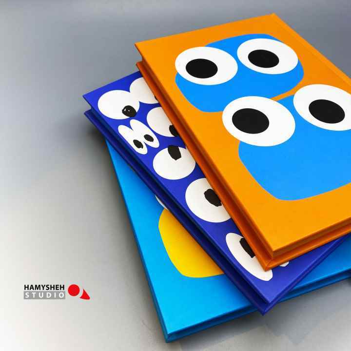 دفتریادداشت تایپوگرافی سری لب رنگی همیشه 