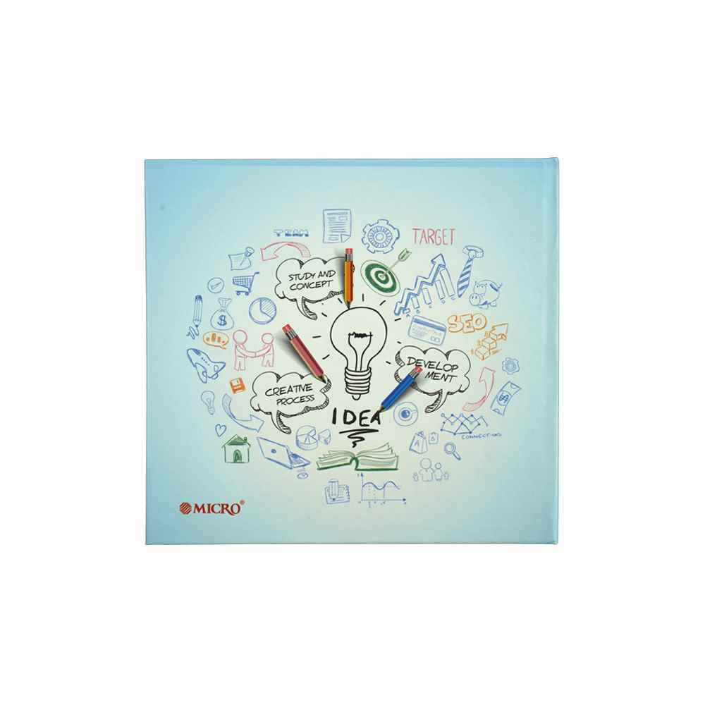 دفتریادداشت 120برگ 16*17 جلد سخت چسبی میکرو کدJ4