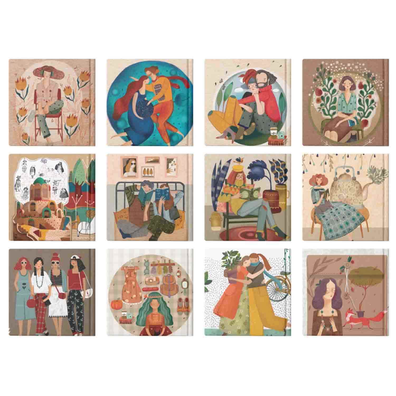 دفتریادداشت120برگ 15*15جلدسخت مسترنوت کد540کارتن44عددی 