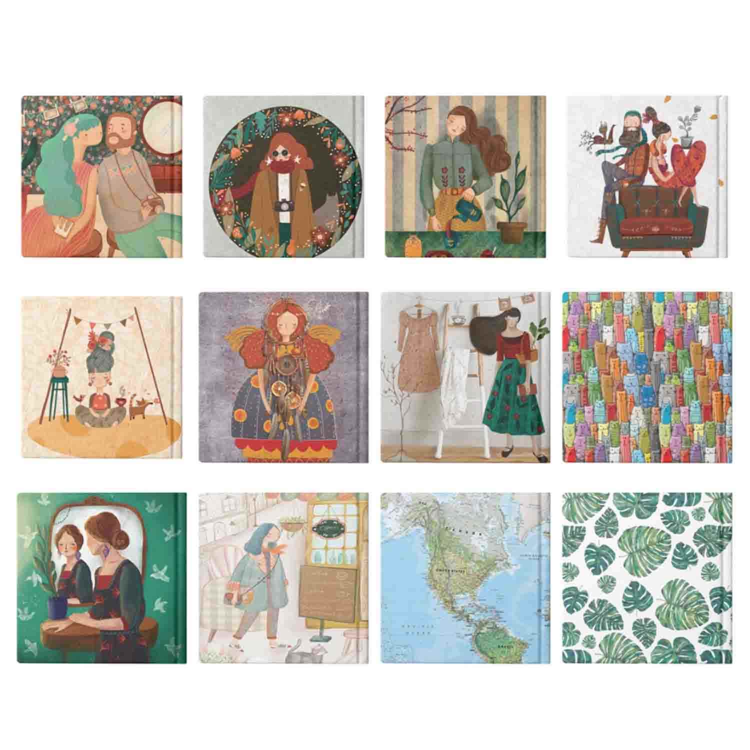 دفتریادداشت120برگ 15*15جلدسخت مسترنوت کد540کارتن44عددی 