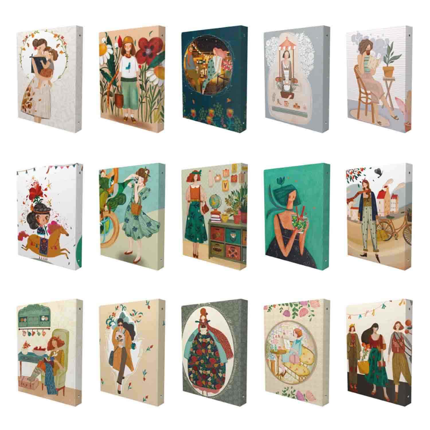 دفتریادداشت کلاسوری 6حلقه 20*15مسترنوت کد472کارتن 46عددی