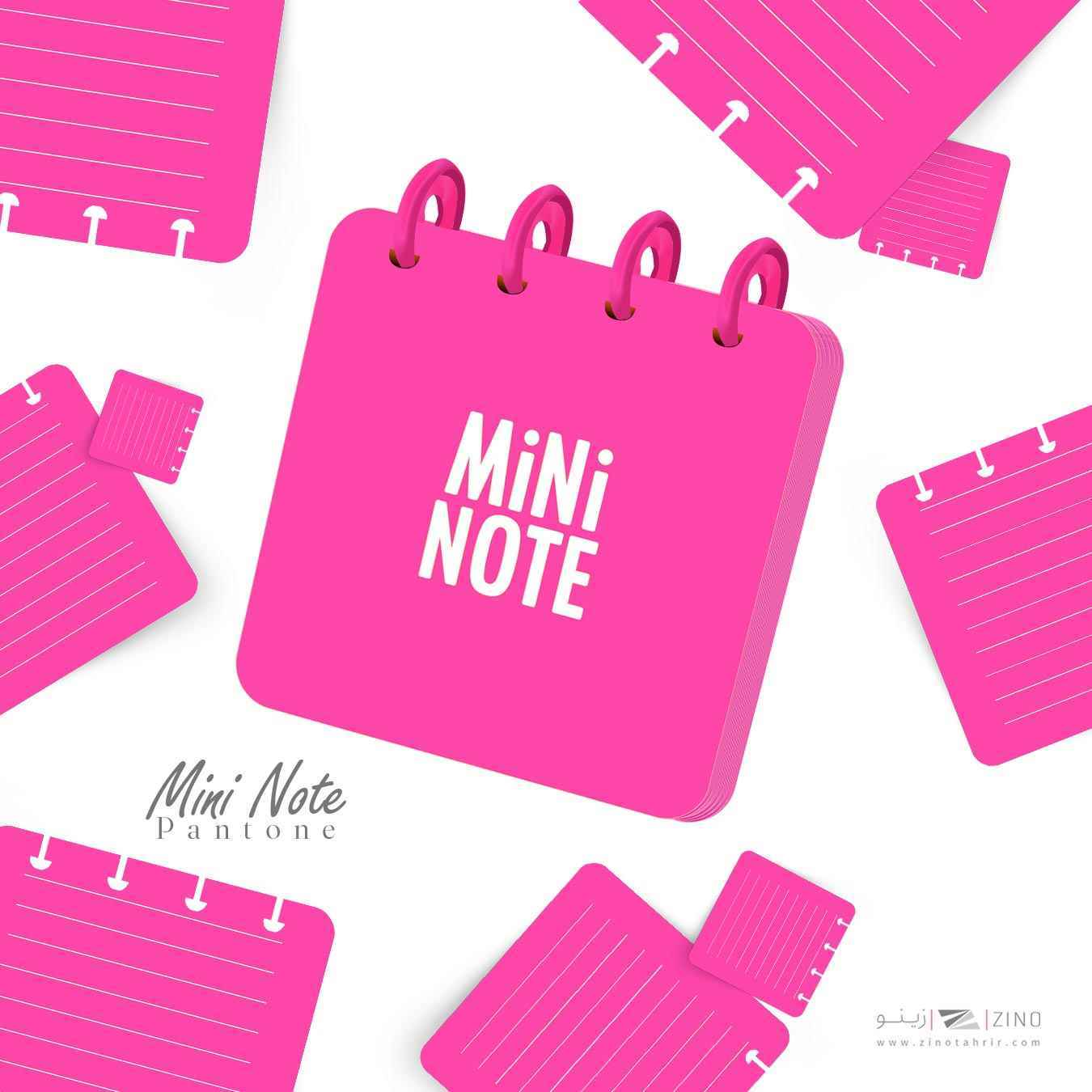 دفتریادداشت100برگ10*10دکمه ای مینی آبرنگ کدA004