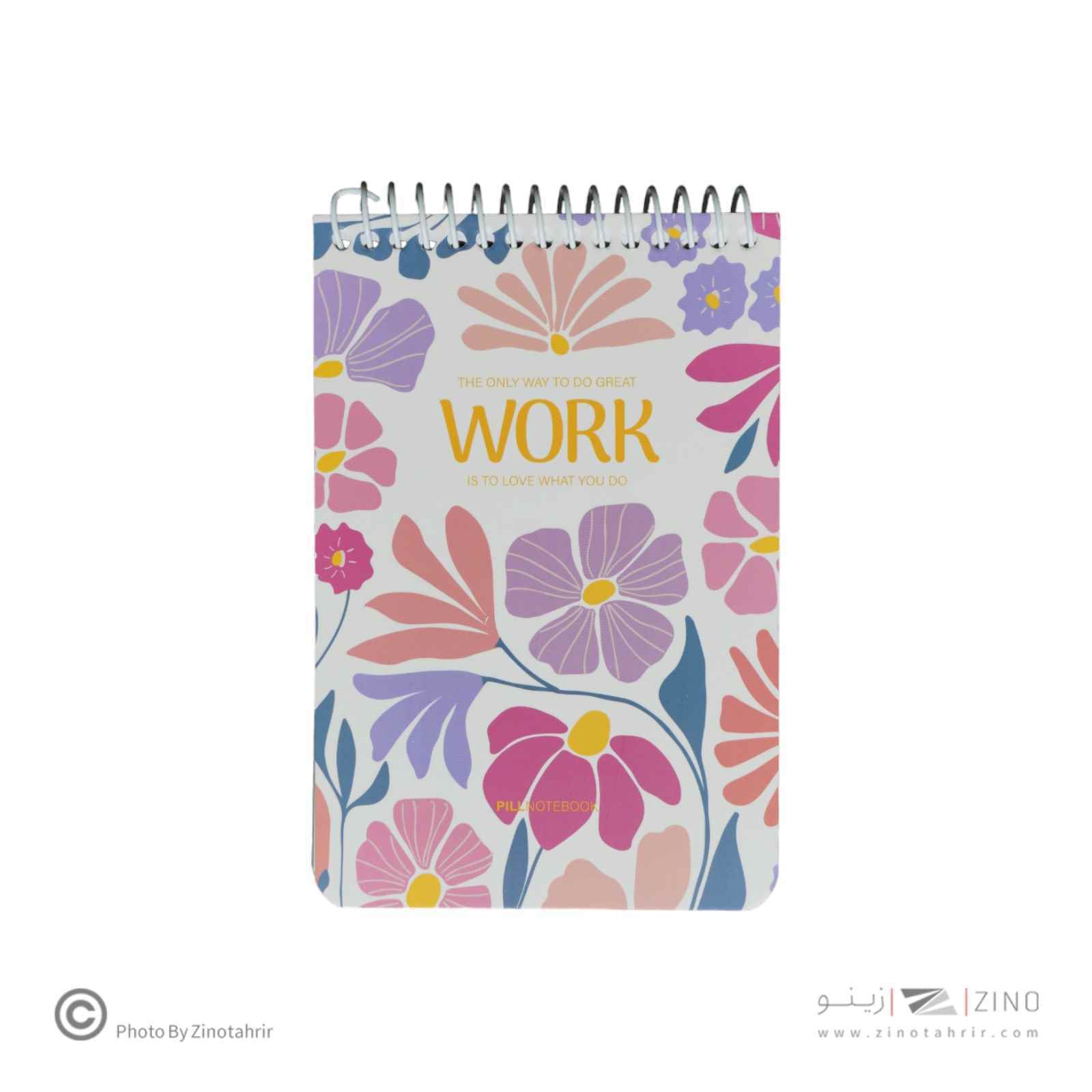 دفتریادداشت 100برگ 10*15سیم ازبالا پیل 