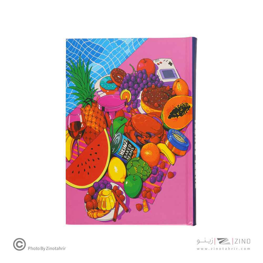 دفتریادداشت TUUTTI-FRUTTIهمیشه جلدسخت طرح غذا و میوه