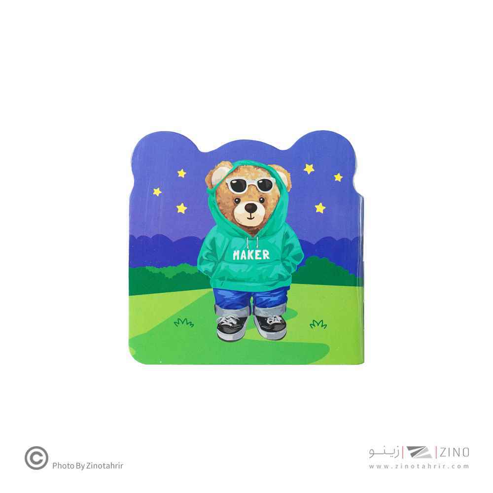 یادداشت منگنه ای مدل دار آوای تحریر رگلام 130 عددی همراه با استند کد N20287